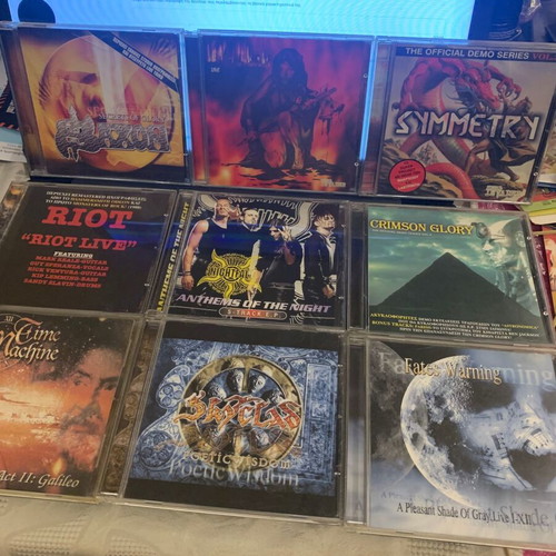 Metal CD pack of 9 like new (Nightfall, Skyclad, Saxon)