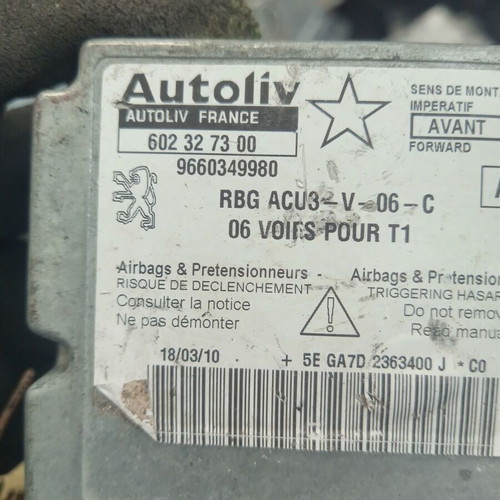 Airbag module sensor for Peugeot 206, 9660349980, 602327300