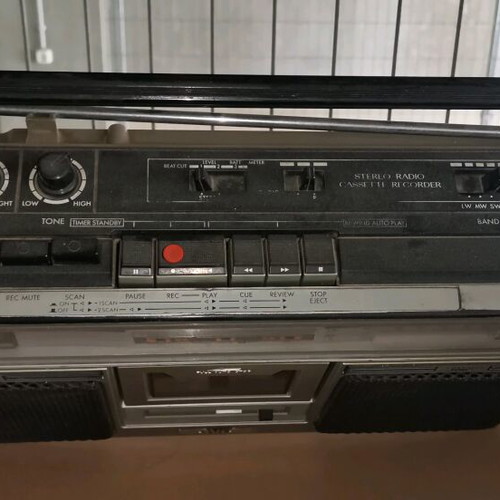 Retro radio Jvc RC-646L used, 1979 model