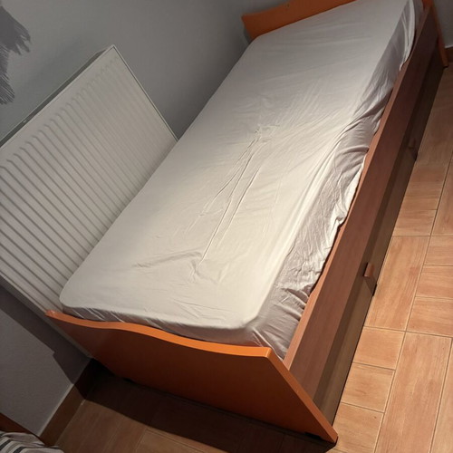 Modeco children's beds used, set of two with mattress and drawer