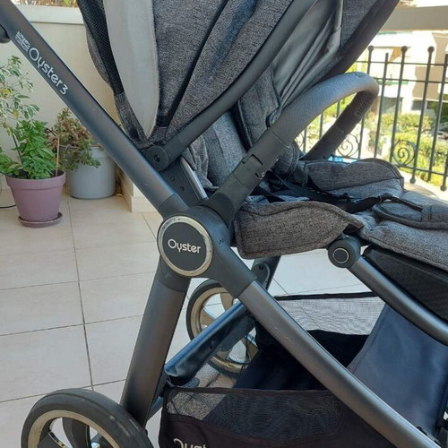 Oyster 3 stroller used with adapters and covers included