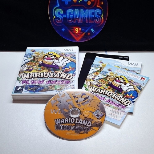 Wario Land The Shake Dimension Nintendo Wii game used, scratched disc