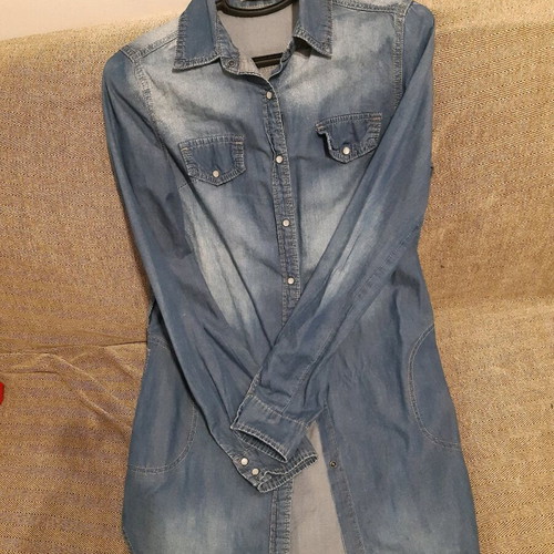 Denim shirt like new, blue, size S
