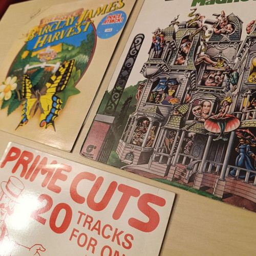 Collection of 3 vinyl records like new