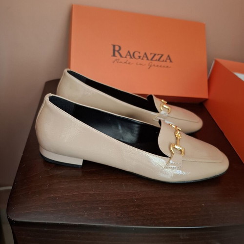 Bozikis ballerinas new, beige and pink, size 37