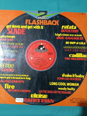 Flashback vinyl record compilation