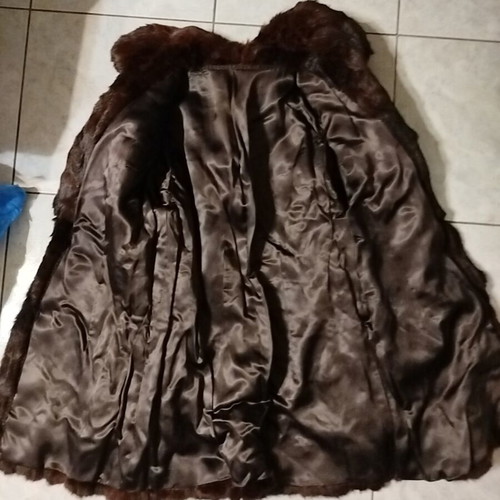 Mink furs like new, brown, sold together