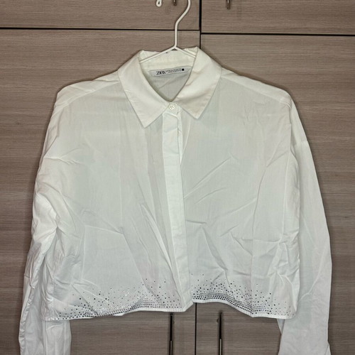 Zara shirt used, white, size XS