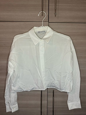 Zara shirt used, white, size XS
