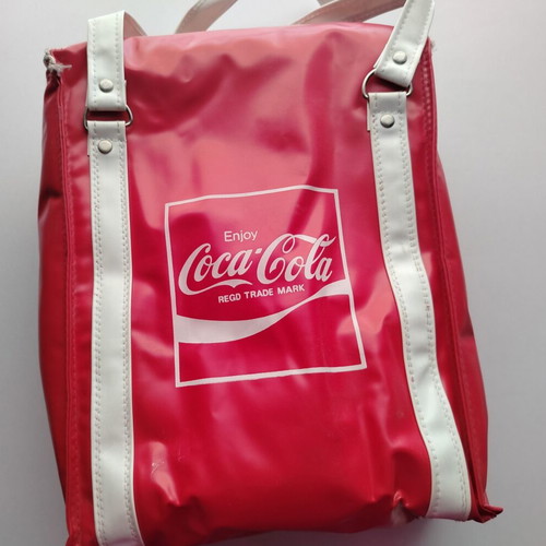 Coca-Cola insulated cooler used, vintage 70s-80s promotional