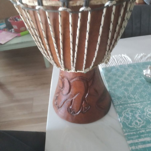Drum new, decorative and functional, solid wood