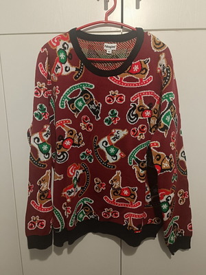 Christmas sweater XL new, 100% polyacrylic, colorful by Frogies