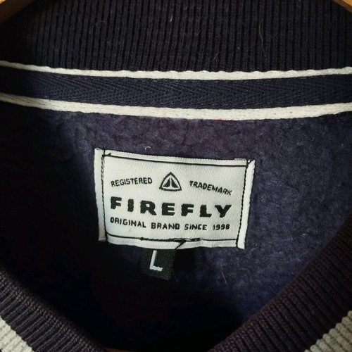 Firefly college jacket like new, vintage style unisex, red and purple, size L