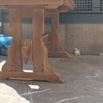 Monastic kitchen table used 1.50x1.00