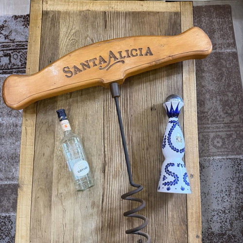 Giant Santa Alicia corkscrew used, decorative XXL