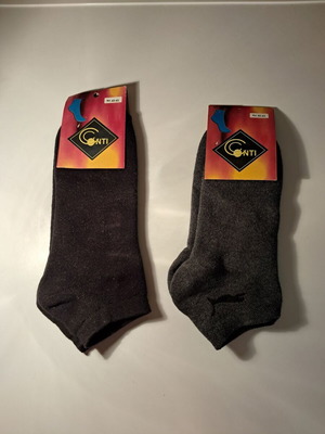 Conti men's short socks set of 2, size 40-45, new