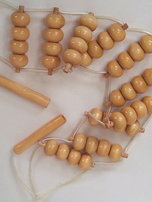 Wooden therapeutic massage tool with balls new
