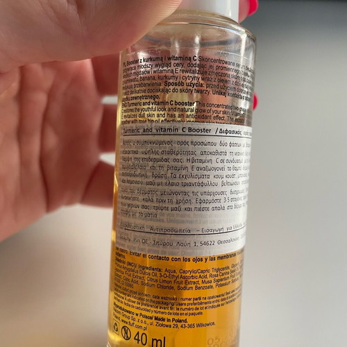Fluff Turmeric & Vitamin C two Face Booster Serum used