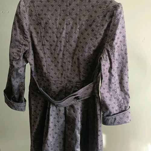 Girls' trench coat new, gray, size 152 cm