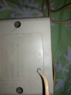 Computer speakers used, quite powerful