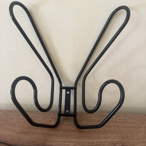 IKEA vintage hangers set of 2 black metal