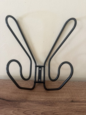 IKEA vintage κρεμάστρες σετ 2 τεμάχια μαύρο μεταλλικό