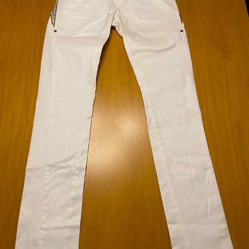 Richmond jeans new, white with silver details, size S