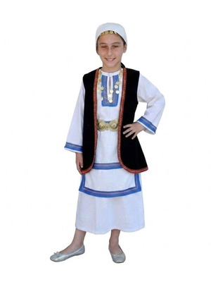 Παιδική παραδοσιακή φορεσιά Σουλιώτισσα για κορίτσια 4-12 ετών καινούργια