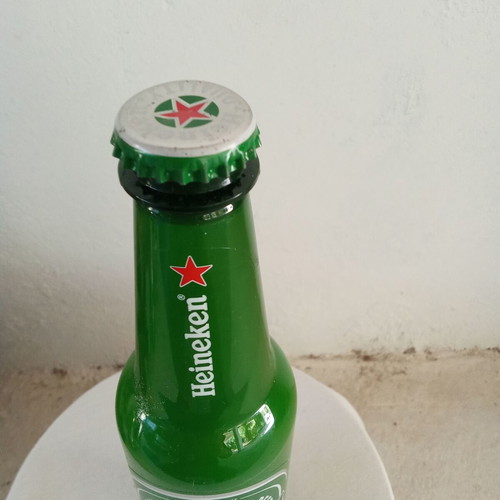 Heineken collectible rare plastic beer bottle, Greek