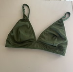 Green ribbed bikini set used, size S/M by GIGI BIKINI