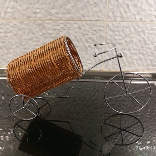 Wine holder decorative bicycle used