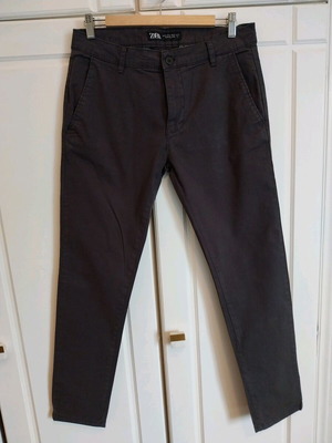 Zara pants like new, charcoal, soft, slightly elastic