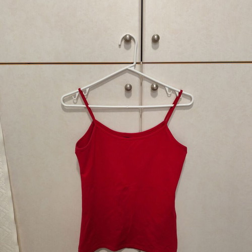 Zara red top used, size M