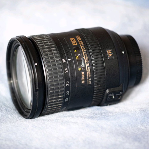Nikon Nikkor AF-S 18-200mm f:3.5-5.6G ED VR II (DX) lens used