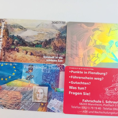 Phone cards Germany pack of 4 like new