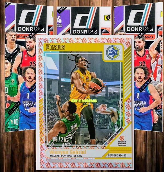 GABRIEL - 25th ANNIVERSARY /25 - MACCABI TEL AVIV - DONRUSS EUROLEAGUE 2024-25