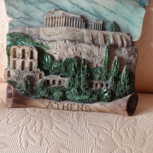 Athens 3d ceramic wall decor like new