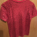 DKNY red blouse like new, size XS