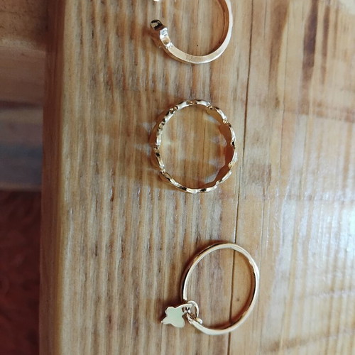Fo Bijou Rings set of 10 new