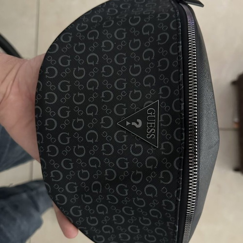 Guess waist bag, black and grey
