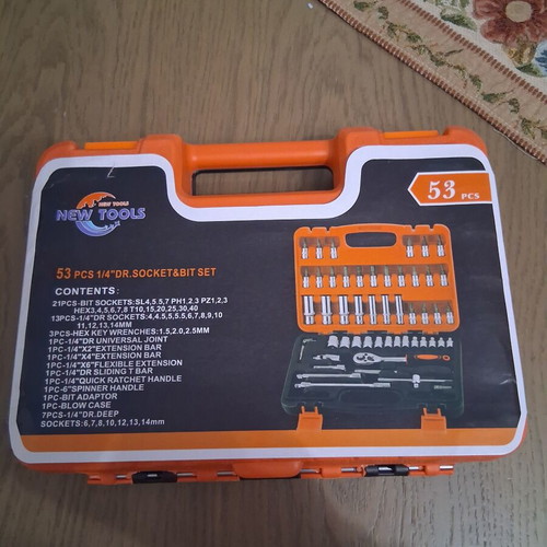 Socket set 53 pieces new