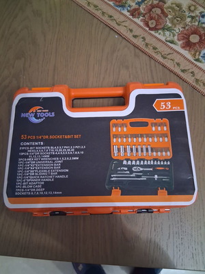 Socket set 53 pieces new