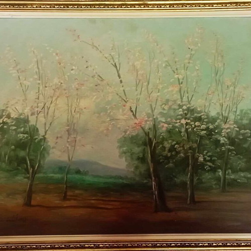 A. Lefkadios oil painting like new
