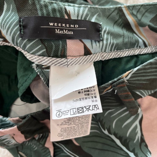 Max Mara Weekend women's pants new, pink and green, size M