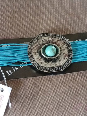 Handmade bracelet Kostibas with turquoise stone new