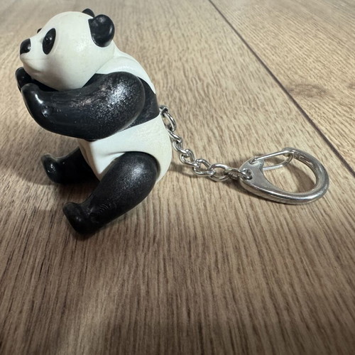 Panda articulated keychain figure like new