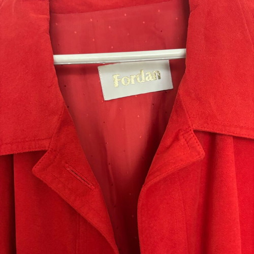 Fordan coat red size 46 like new