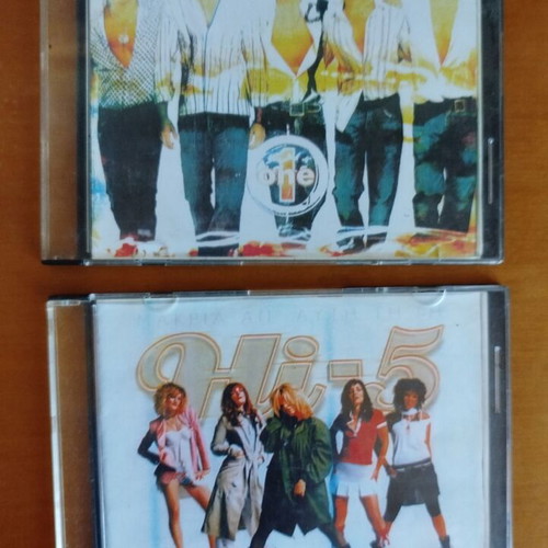 Pack of 8 CDs Melisses, One, Hi-5 used, pop
