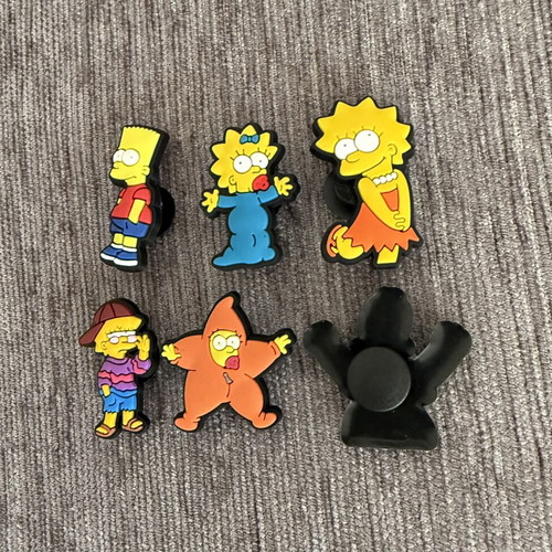 Simpsons Crocs Charms set of 6 new