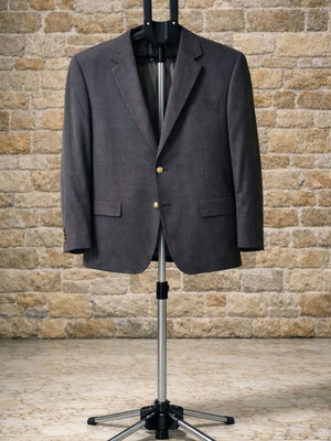 Men's jacket brown linen/cotton blend like new XXL